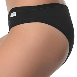 (6pcs) Slip taille basse simple en coton et modal JADEA 785