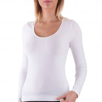 In Italien hergestellter Pullover aus Mikrofaser mit...