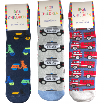 (3 Paar) IRGE warme rutschfeste Baumwollsocken für Babys