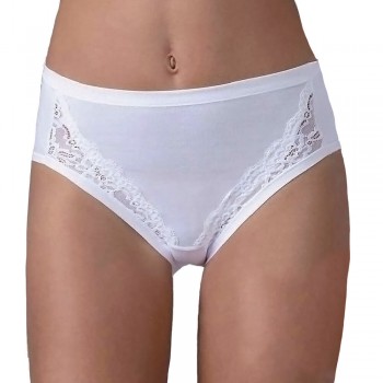 (3pcs) Jupe-culotte en coton et modal avec dentelle EMY