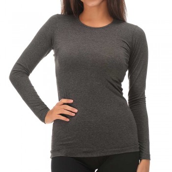 Pull col rond manches longues JADEA en coton