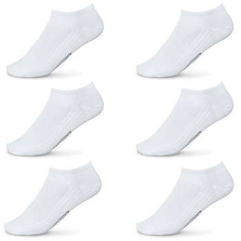 6 Paires de chaussettes femme POMPEA en coton stretch