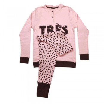 SINGULAR "Tres Chic" fleece cotton winter pajamas