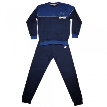 LOTTO men's warm cotton winter pajamas