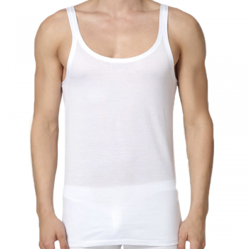 LIABEL lisle cotton narrow strap tank top