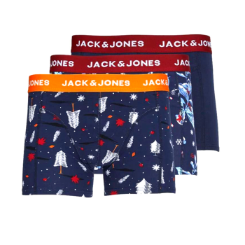 (3pcs) Boxers élastiques neige homme JACK & JONES